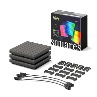 Immagine di Twinkly SQUARES TWQ064STW 03 BAD Pannello LED RGB Nero
