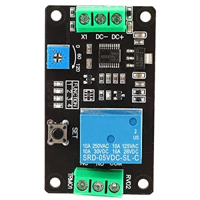 Immagine di Relè Temporizzato 24V ritardo Autobloccante Accensione Off Timer temporizzatore di Super 555 DC 2.36 * 1.38 0.79in (DC24V)