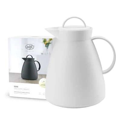 Immagine di alfi Caraffa Termica Dan in Plastica, 1,0 L, Colore: Bianco
