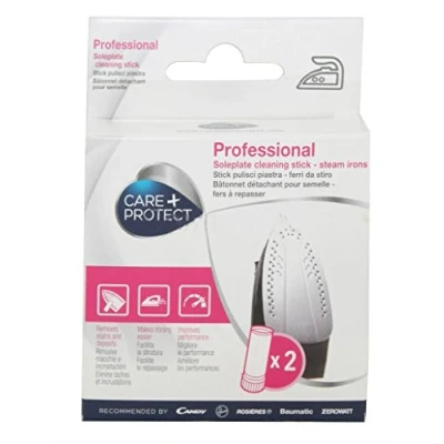 Immagine di CARE + PROTECT stick Pulisci Piastra e Ferro da Stiro, Decalcificante in Fiale, Professionale, Universale, Anticalcare, include 2 5 ml