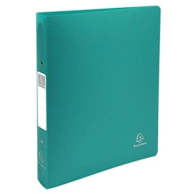 Immagine di Exacompta 54293S 1 Raccoglitore Opak Polipropilene Opaco 0.10 mm 2 Anelli Tondi 30 Dorso 40 (con Etichetta) F.to Esterno 26.8x32 cm per A4 Maxi Colore: Verde Scuro