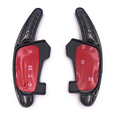 Immagine di H Customs Paddle Compatible con VW Golf 7 GTI R Puntale di spostamento della paletta scorrimento a pedale in carbonio opt.