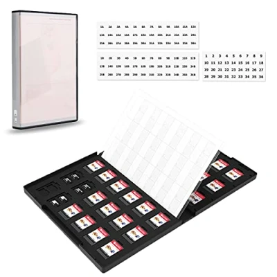 Immagine di 108 slot per schede di memoria 36 NS (Nintendo Switch Game Card) + 72 Micro SD/TF, custodia MSD
