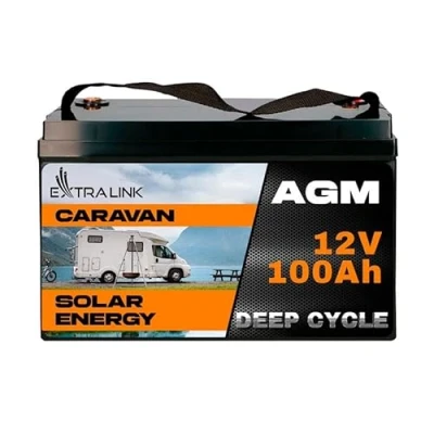 Immagine di Extralink AKUMULATOR BATTERY ACCUMULATOR AGM 12V 100AH EX.9786