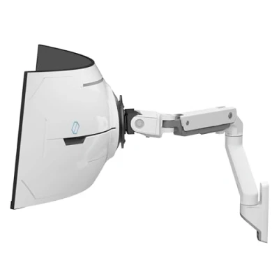 Immagine di Ergotron Braccio HX con perno a parete per impieghi molto gravosi Bianco (Muro, 57.01&quot;), Supporto monitor,