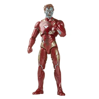 Immagine di Hasbro Legends Series MCU Disney Plus What If Zombie Iron Man Marvel Action Figure, 4 Accessori, Multicolore, F3700