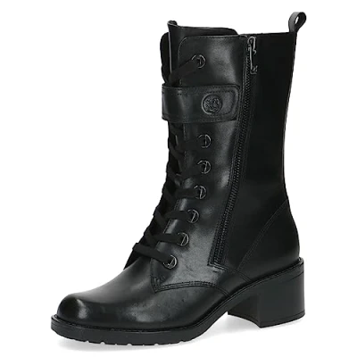Immagine di Caprice Stivali con i lacci, Donna, Taglia: 40, Black nappa Pelle