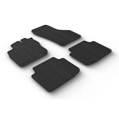 Immagine di Gledring Tappetini in Gomma Compatibile con Skoda Superb IV (NZ5) Kombi 2024 (Profilo T 4 Parti + Clip di Montaggio)
