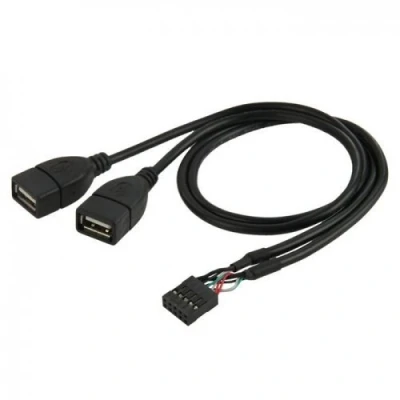 Immagine di JSER, cavo adattatore femmina per scheda madre, 10 pin a doppio USB 2.0, 50 cm