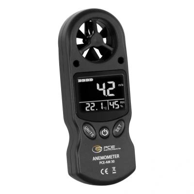 Immagine di PCE Instruments AM 30 Anemometro 0.1 fino a m/s con misura della temperatura