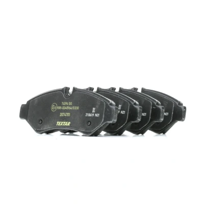 Immagine di TEXTAR 2074701 Kit pastiglie freno Predisposto per contatto segnalazione usura MERCEDES BENZ: Sprinter 3.5 t Van, 5 Tourer Bus