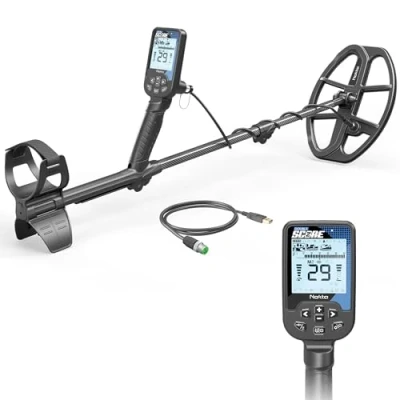 Immagine di NOKTA DETECTION TECHNOLOGIES Metal Detector per adulti, completamente impermeabile, ricaricabile, multifrequenza, facile da usare, caccia al tesoro (doppio punteggio)