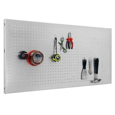 Immagine di SimonRack Pannello Portautensili in Metallo, Pannelli per attrezzi, Include 8 Ganci, 900x400 mm, Zincato Simonwork