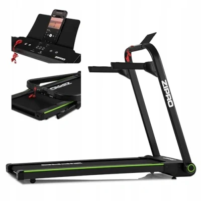 Immagine di ZIPRO JOGGER Tapis Roulant Elettrico Pieghevole Compatto, Schermo LED, Cardiofrequenzimetro, 12 Programmi, Supporto per Smartphone, Ruote di Trasporto, Motore 1.5 HP, Velocità 1 16 km/h