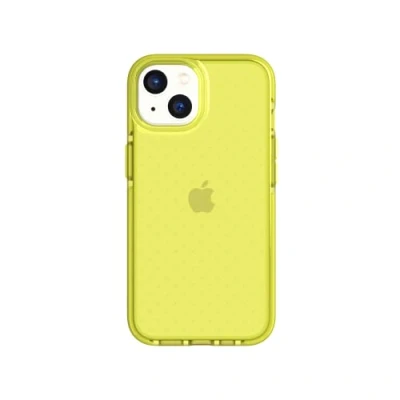 Immagine di tech21 iPhone 14 Evo Check Custodia protettiva antiurto e sottile, con pulsanti aggiuntivi FlexShock da 4,9 m