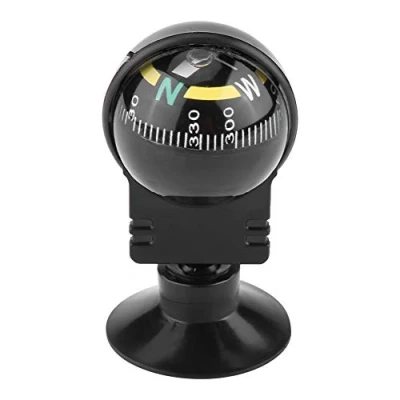 Immagine di KIMISS Regolabile Dash Mount Bussola Navigation Escursionismo Direzione Pointing Guide Ball per Marine Boat Truck Auto Car Outdoor=auto