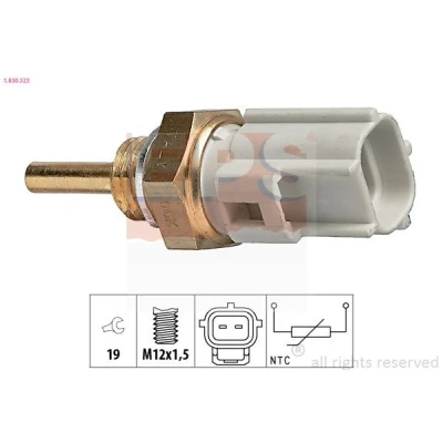 Immagine di EPS 1.830.323 Sensore Temperatura Refrigerante Made in Italy OE Equivalent TOYOTA: Yaris II Hatchback, Corolla IX RAV4 IV SUV