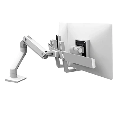 Immagine di Ergotron HX Dual Arm Desk Mount 2 vie Supporto da tavolo per monitor 38,1 cm (15) 81,3 (32) Ruotabile, Regolabile in altezza, Inclinabile, Girevole