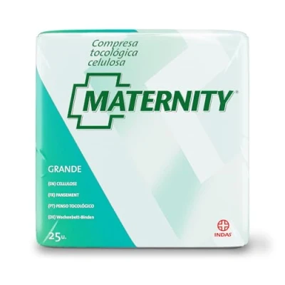 Immagine di Indasec Maternity Assorbenti di Cellulosa Anatomici, 25 pezzi