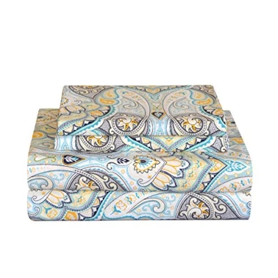 Immagine di pointehaven 200 Thread Count Percale Sheet Set, King, Cypress