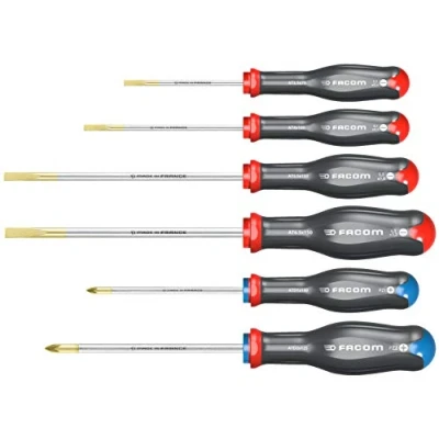 Immagine di Facom ATP.J6 Set di 6 cacciaviti Protwist® per viti a croce PHILLIPS® &amp; fessura