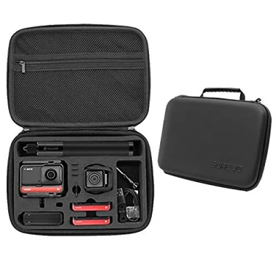 Immagine di Honbobo Borsa compatibile con Insta360 ONE RS/Insta360 R All Edition Custodia Valigetta di immagazzinaggio Accessori