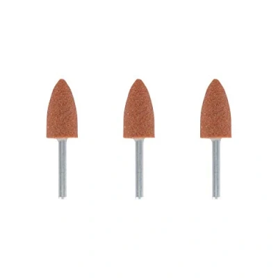 Immagine di Dremel 952 Set di accessori per mole in ossido alluminio, 3 a forma cono smerigliare e affilare i metalli (9,5 mm)