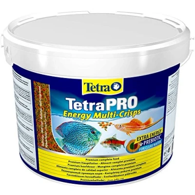 Immagine di Tetra Pro Energy Multi Crisps 2100 g Mangime Completo di Qualità Superiore con Valori Nutrizionali Eccellenti, Concentrato Energia Extra Aumenta la Vitalità dei Pesci