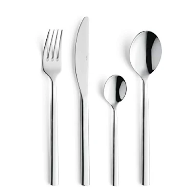 Immagine di Amefa 1050X0AF20C40 Carlton Set di posate per 6 persone, in acciaio inossidabile, finitura lucida, 13,7 x 7 26,5 cm