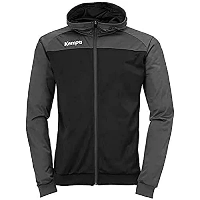 Immagine di Kempa Prime Multi Jacket, Giacca da Pallamano con Cappuccio Uomo, Antracita, 128