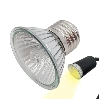 Immagine di lampada di calore tartaruga, faretto UVA UVB, luce crogiolamento &#039;acquario per rettili, serpente riscaldante clip