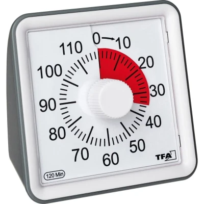 Immagine di TFA Dostmann Timer VISUAL Bianco analogica