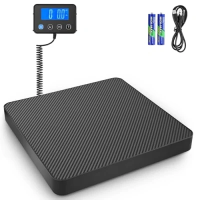 Immagine di Apritsce Bilancia Pesa Pacchi, 40g 200kg Postale, Digitale con Hold e Funzione Tara per Affari Bagagli Ufficio, Piattaforma in Smerigliato, Display LCD Esterno