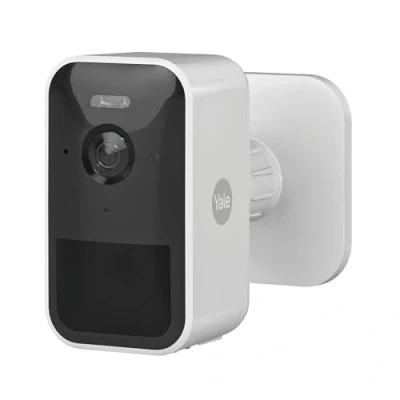 Immagine di Yale Telecamera smart da esterni SV OC 1A W Bianca, Visualizzazione live Full HD, Audio bidirezionale, Visione notturna, Faretto a Led, Notifiche in tempo reale, gestione tramite App Home