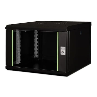 Immagine di Digitus DN 19 07U 6/6 SW Armadio rack da parete (L x A P) 600 420 mm 7 U Nero, Nero (RAL 9005)