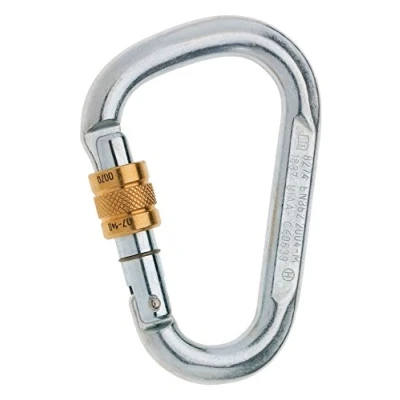Immagine di Edelrid moschettone Steel HMS Screw, Silver, 882910000060