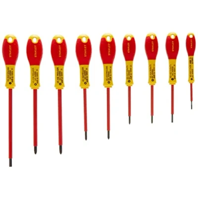 Immagine di Stanley 0 62 573 Cacciaviti Isolati, Str Ph Pozi Tester, Set Di 10 Pz, Multicolore