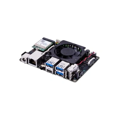 Immagine di ASUS Tinker Edge R Scheda SBC, Processore Arm Big.Little, RAM 4 GB LPDDR4, GPU Mali T860, NN Rockchip NPU, 16 eMMC, Lettore MicroSD, LAN, WiFi, Dissipazione Attiva, Alimentazione 65W