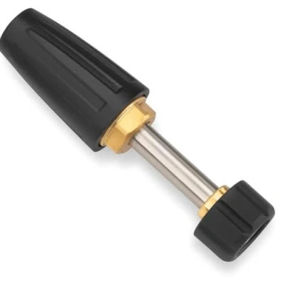 Immagine di M&amp;M Smartek lancia corta professionale, 16 cm, M22, bocchetta a turbo per idropulitrice Kärcher HD HDS, pressione di esercizio: fino 4000 PSI 276 bar 100 gradi, nero
