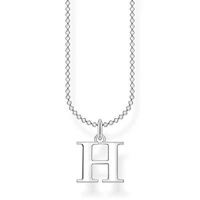 Immagine di Thomas Sabo Collana da Donna con Lettera R in Argento Sterling 925, Lunghezza 38 45 cm