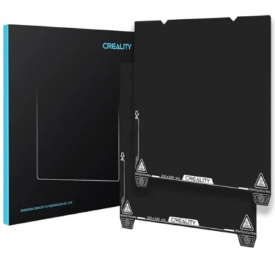 Immagine di Creality 2 pannelli ufficiali Ender 3 V3 SE, 235 x mm, piastra PEI strutturata, piattaforma flessibile rimovibile per 3S1/3S1 Pro/3V2 Neo/3V3 KE K1/K1C (senza base magnetica)