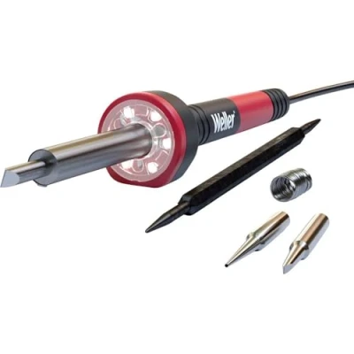Immagine di Weller WLIRK6023C Kit saldatore 230 V 60 W Conico, Forma a scalpello 427 C (max) incl. porta stilo, Stagno per saldatura, illuminazione LED