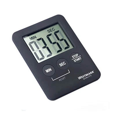 Immagine di Westmark Timer da Cucina Digitale, Magnetico, Fino a 99 minuti, Plastica, Nero, 02052019101
