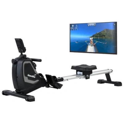 Immagine di Skandika Vogatore Venn Bluetooth 8 Livelli di Resistenza Supporto per Tablet Fino 125 kg (grigio)