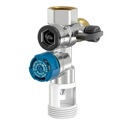 Immagine di Flamco Flexbrane NF ACS gruppo di sicurezza con valvola non ritorno che impedisce la sovrapressione nel sistema acqua potabile 28360