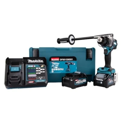 Immagine di Makita DF001GD201 Trapano avvitatore a batteria 40 V 2.5 Ah Li Ion incl. caricabatterie