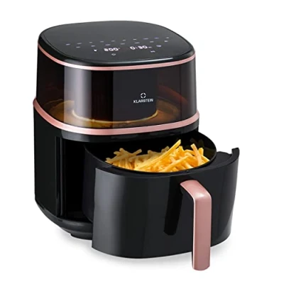 Immagine di Klarstein Friggitrice ad Aria, Air Fryer 1500W, Aria Calda, Forno Elettrica 16 Programmi, Timer, Selezione della Temperatura, Controlli Touch, 7.5L