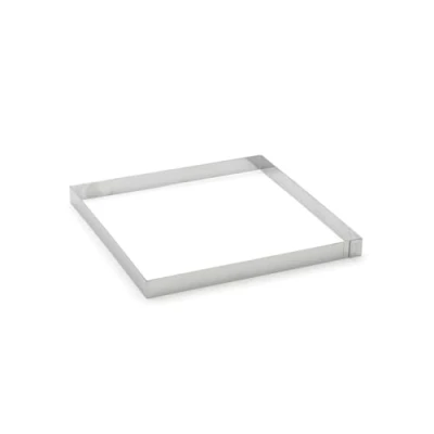Immagine di DE BUYER Stampo in Acciaio Inossidabile Anello Quadrato 20 x cm, Argento
