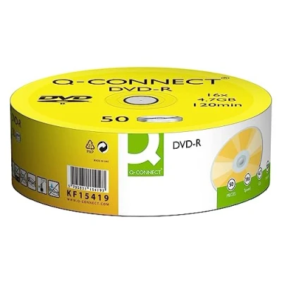 Immagine di Q Connect Cakebox Kf15419 Dvd r, confezione da 50