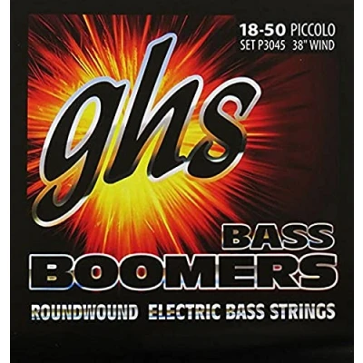 Immagine di GHS Bass Boomers P3045 Guitar Strings Piccolo 18 50 Long Scale Plus
